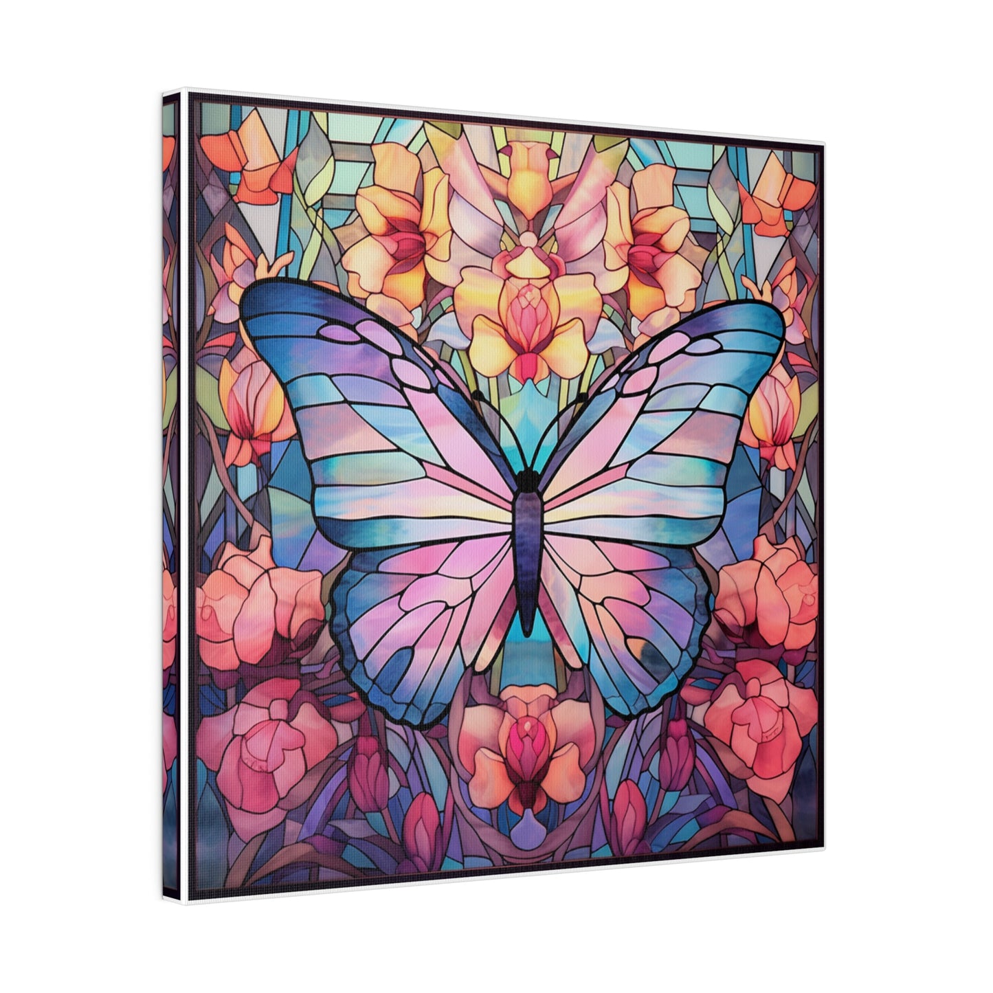 Butterfly Wall Art Matte Canvas