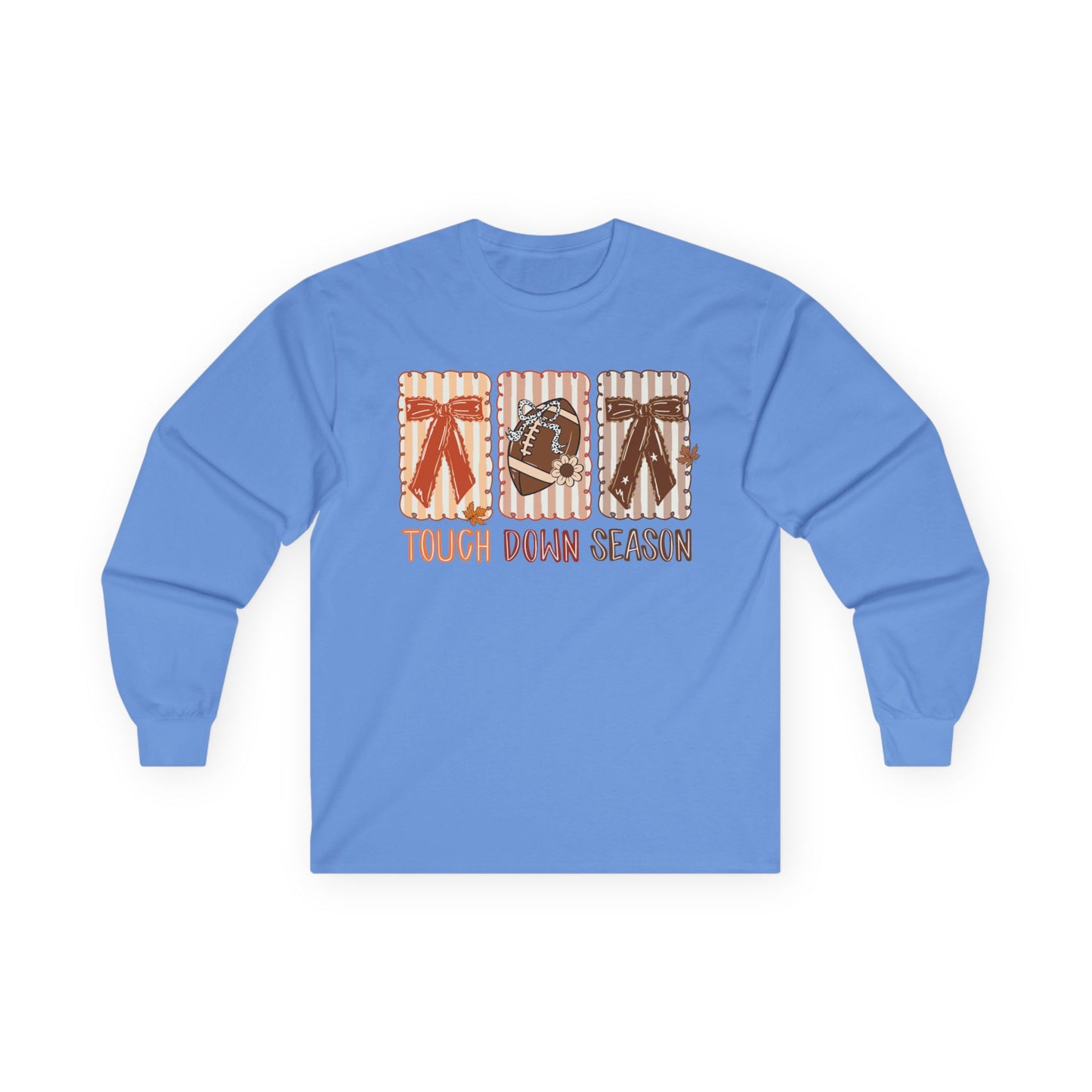 Touch Down Season Football Long Sleeve Tee