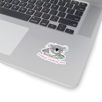 Koala Book Lovers Laptop Stickers
