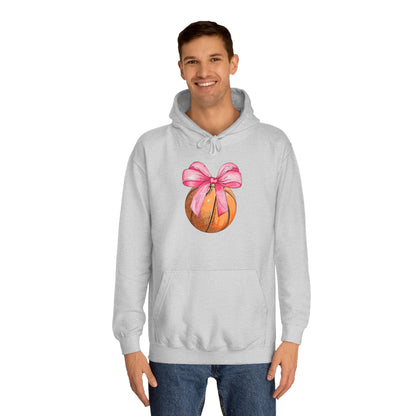 Basketball Coquette Unisex College Hoodie