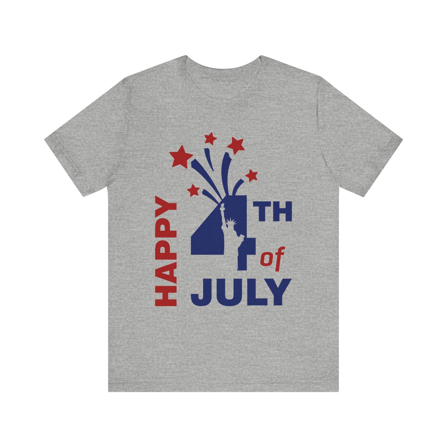 Happy 4th of July Unisex Jersey Short Sleeve Tee