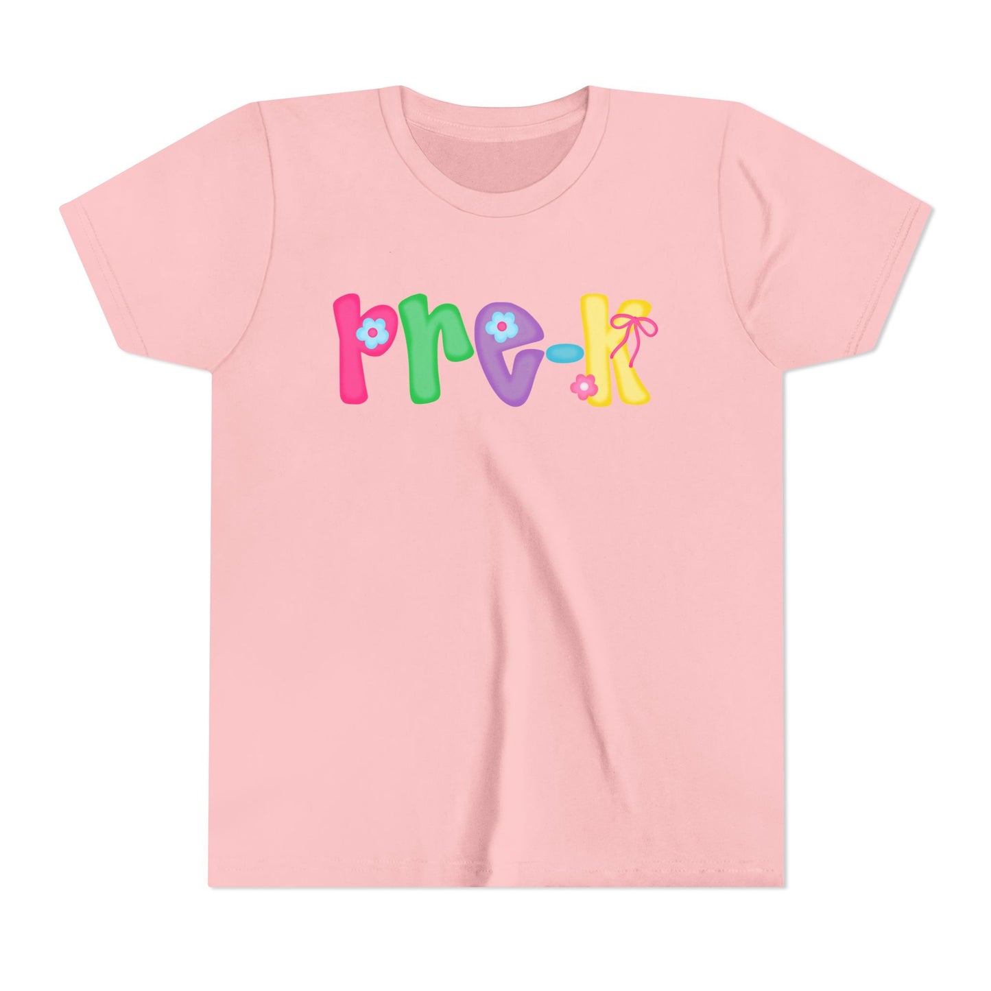 Colorful Pre-K Youth Back to School Tee