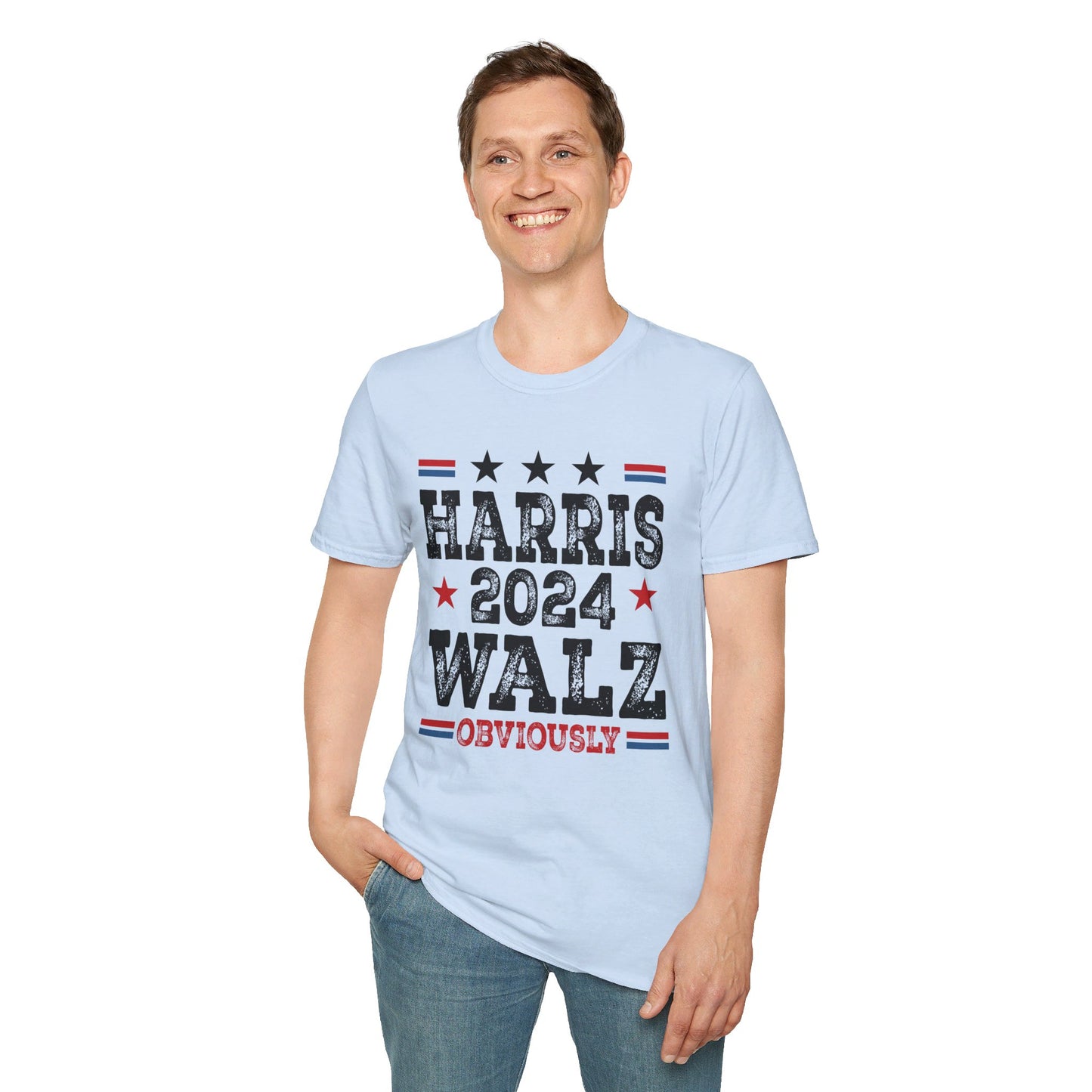 Harris Walz Obviously Unisex Softstyle T-Shirt