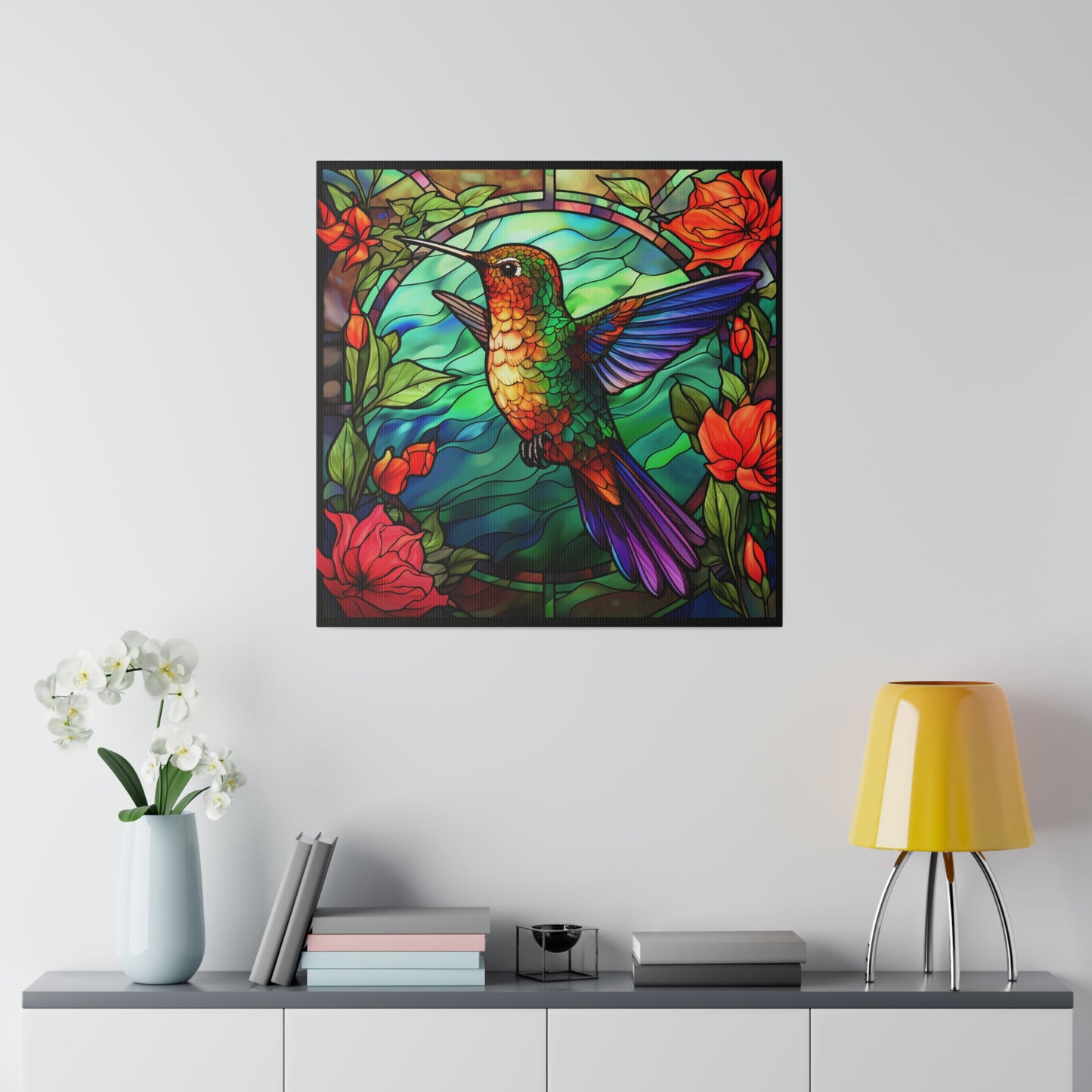 Hummingbird Wall Art Matte Canvas