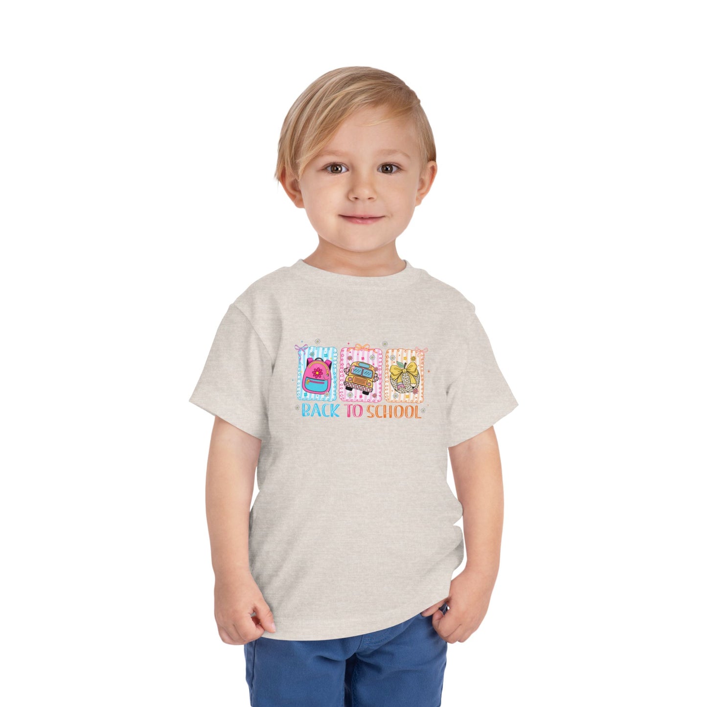 Back to School Toddler Short Sleeve Tee