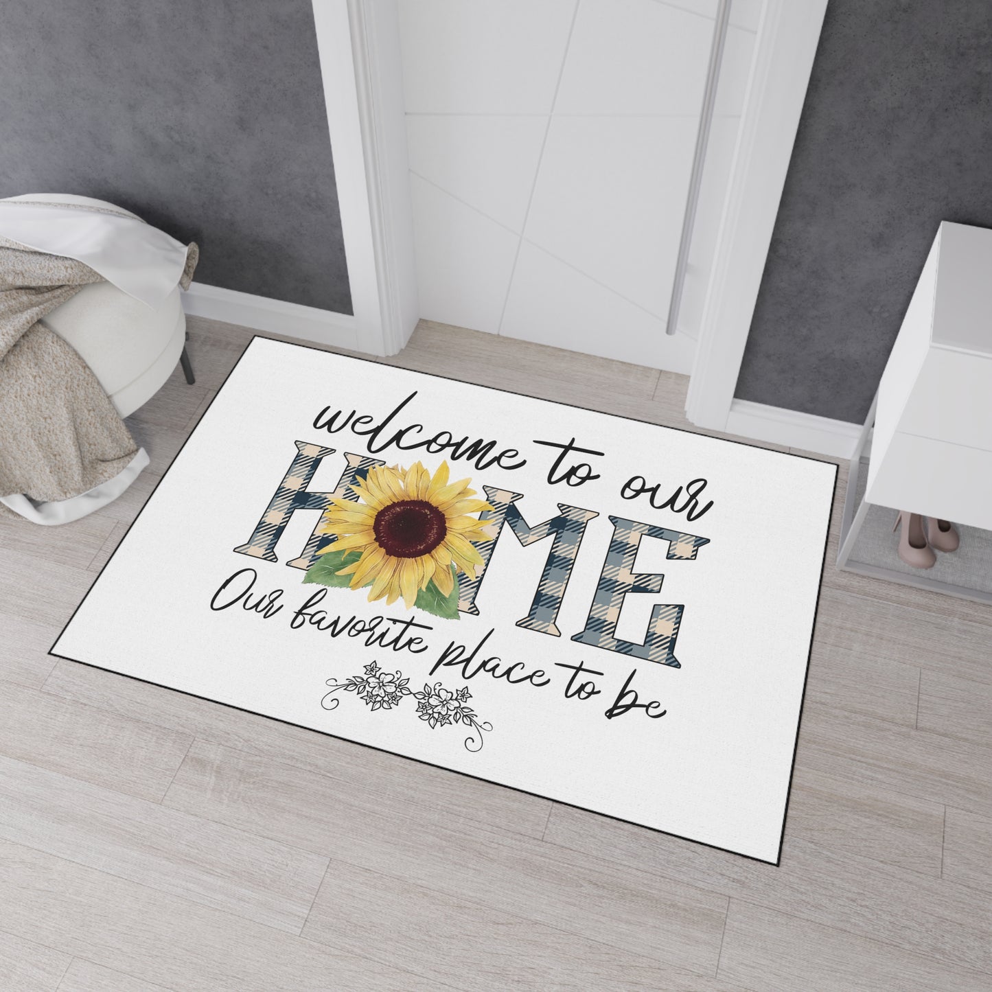 Welcome to Our Home Heavy Duty Welcome Mat