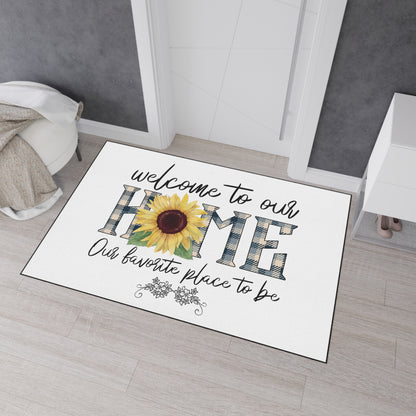 Welcome to Our Home Heavy Duty Welcome Mat