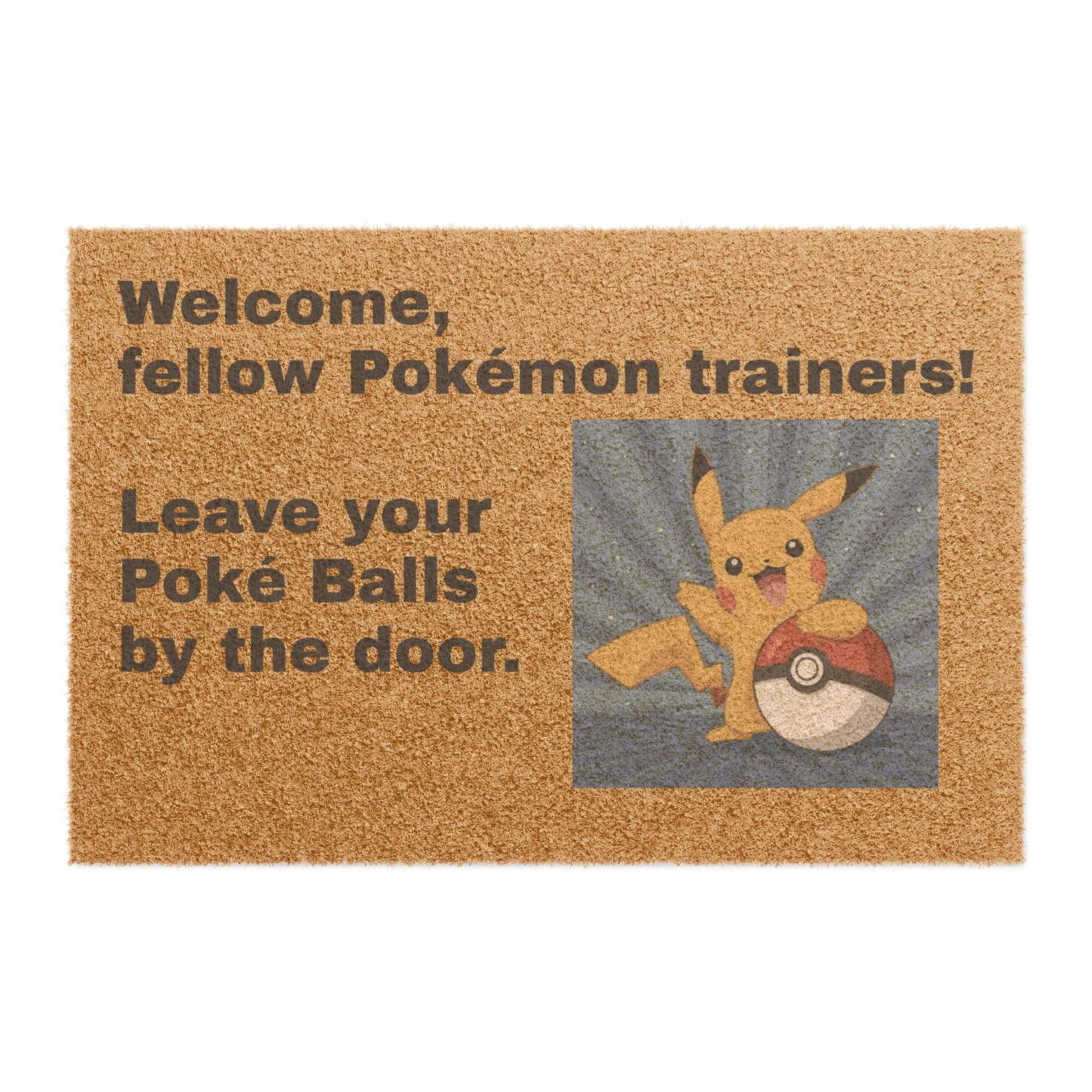 Pokemon Trainers Doormat