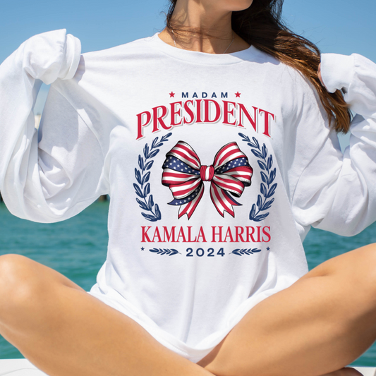 Coquette Madam President Long Sleeve Tee