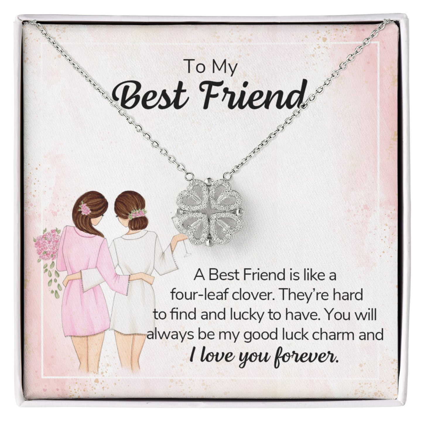 Best Friend Magnetic Lucky Charm Necklace