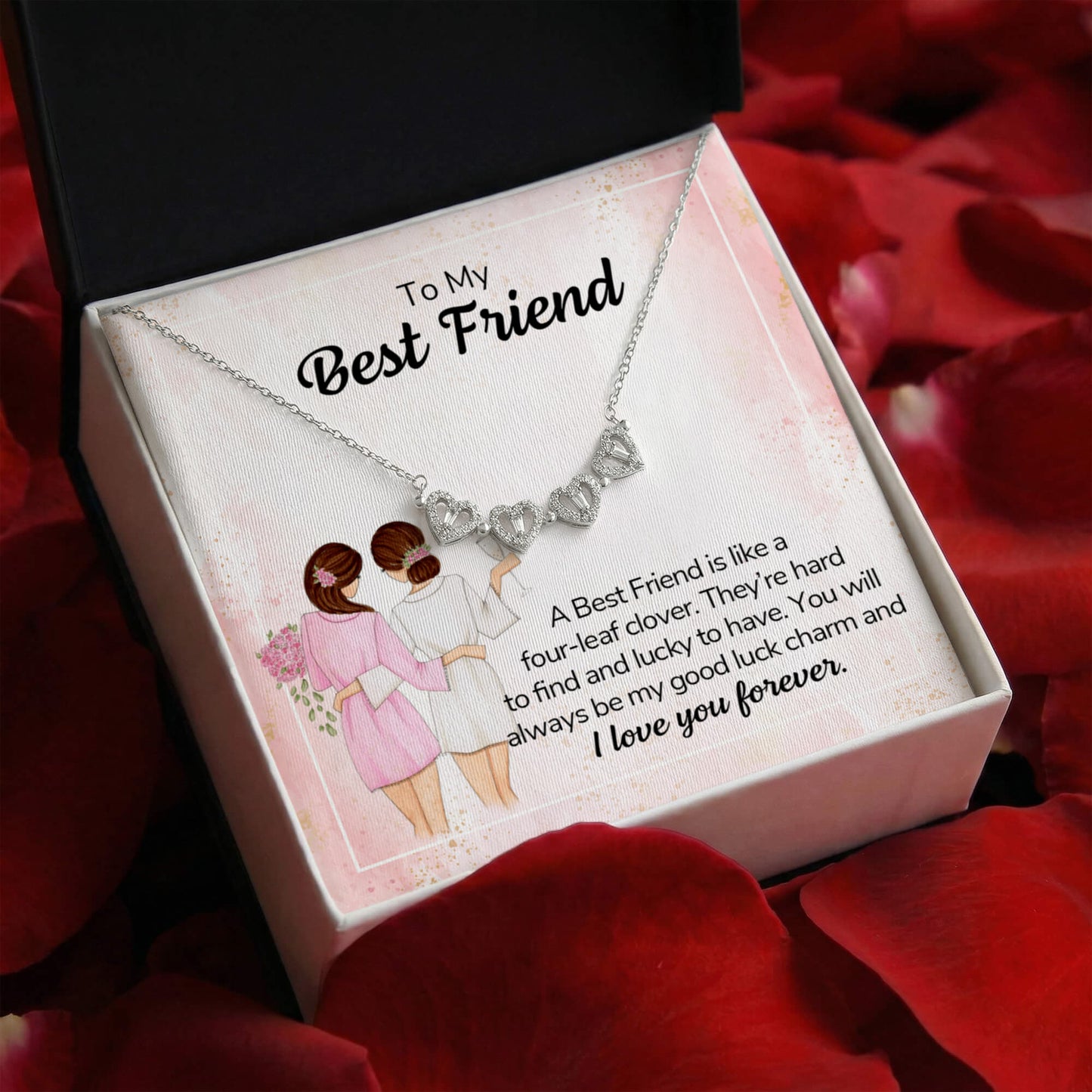 Best Friend Magnetic Lucky Charm Necklace