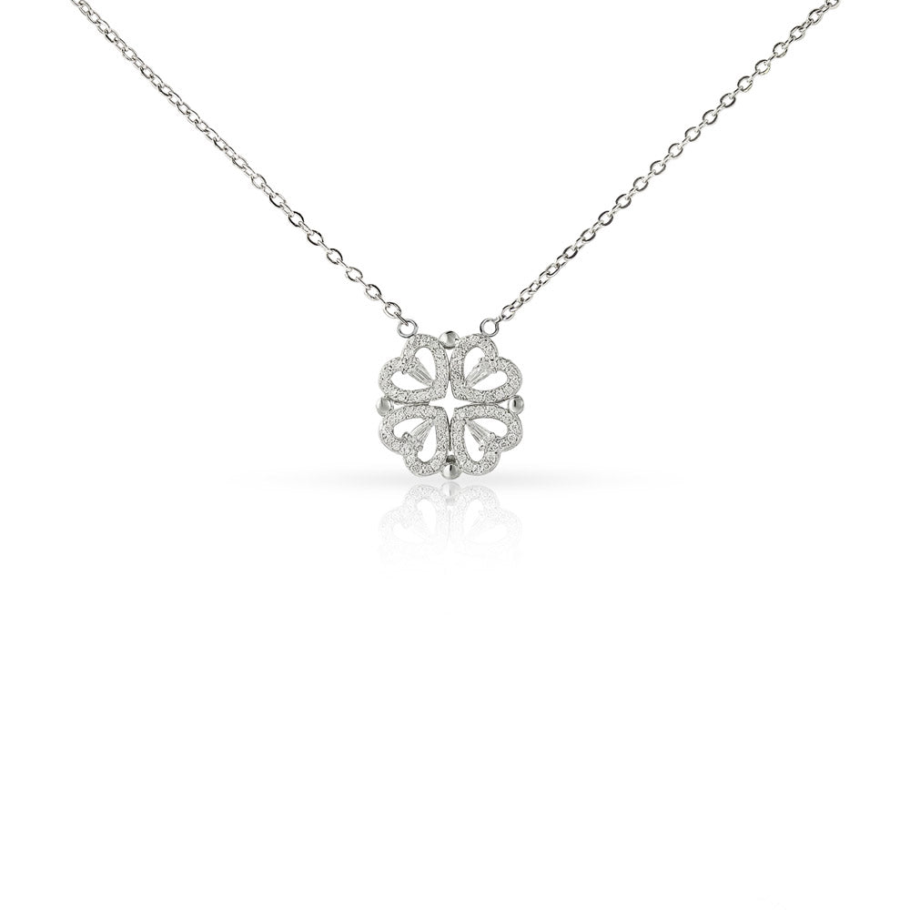 Luck and Love Magnetic Hearts Necklace from Son