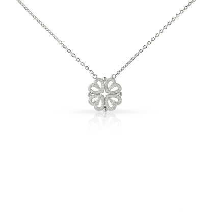 Mom Lucky Hearts Necklace