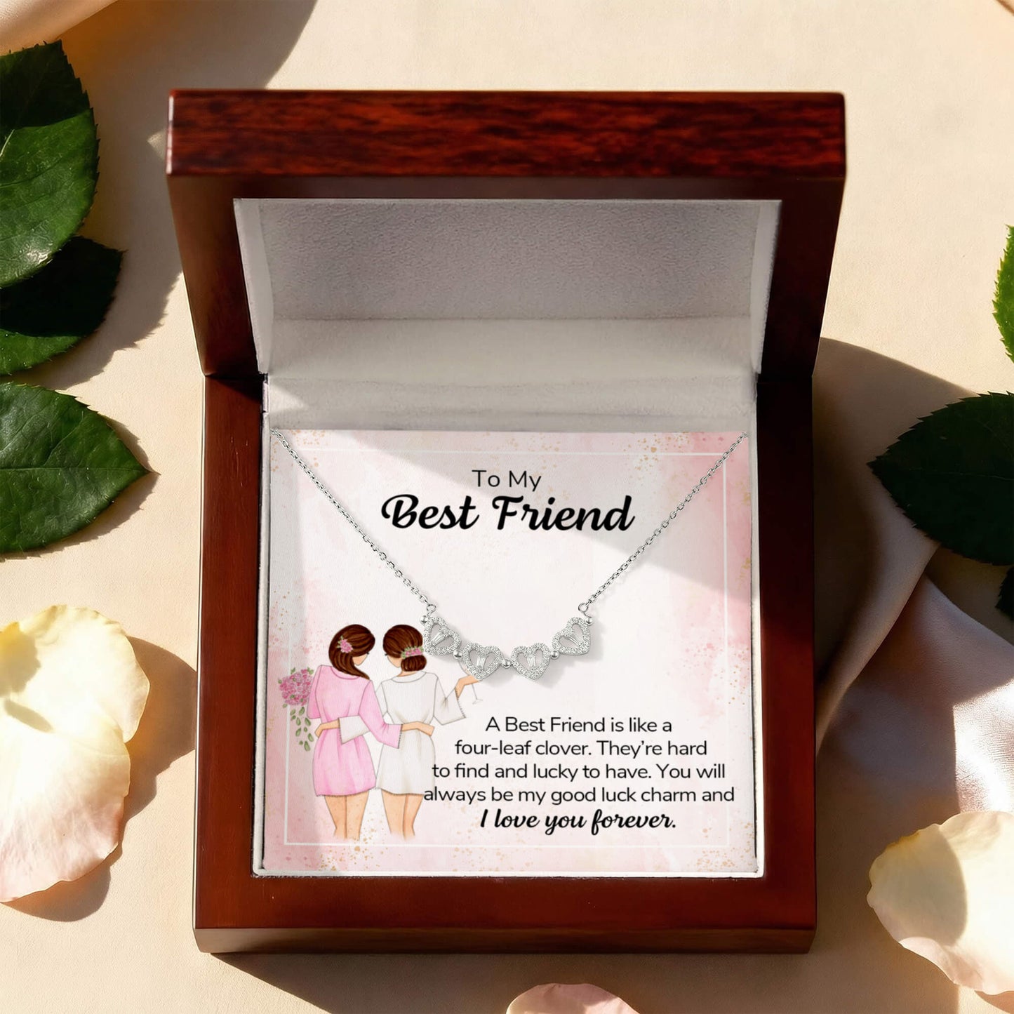 Best Friend Magnetic Lucky Charm Necklace