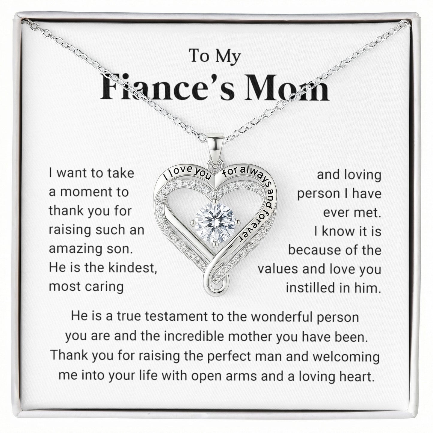Fiance's Mom Love You Always Necklace