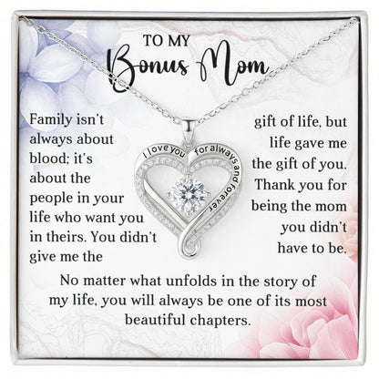 Love You Always Necklace for Bonus Mom