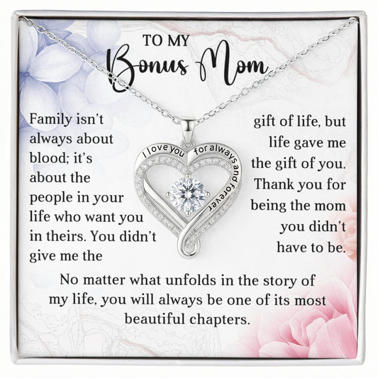 Love You Always Necklace for Bonus Mom