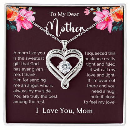 My Dear Mother Love You Always Necklace