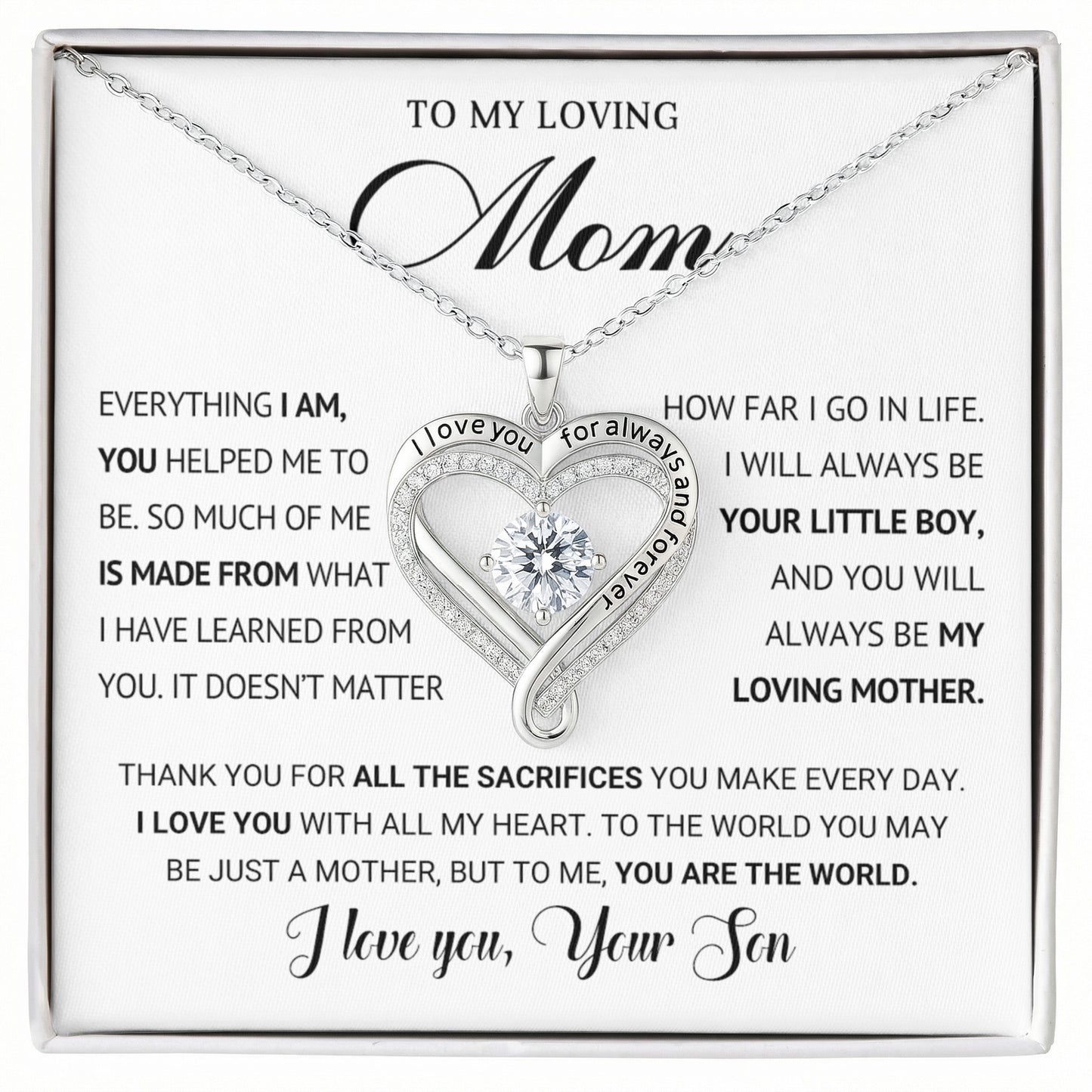 Always Your Little Boy Love You Always Necklace