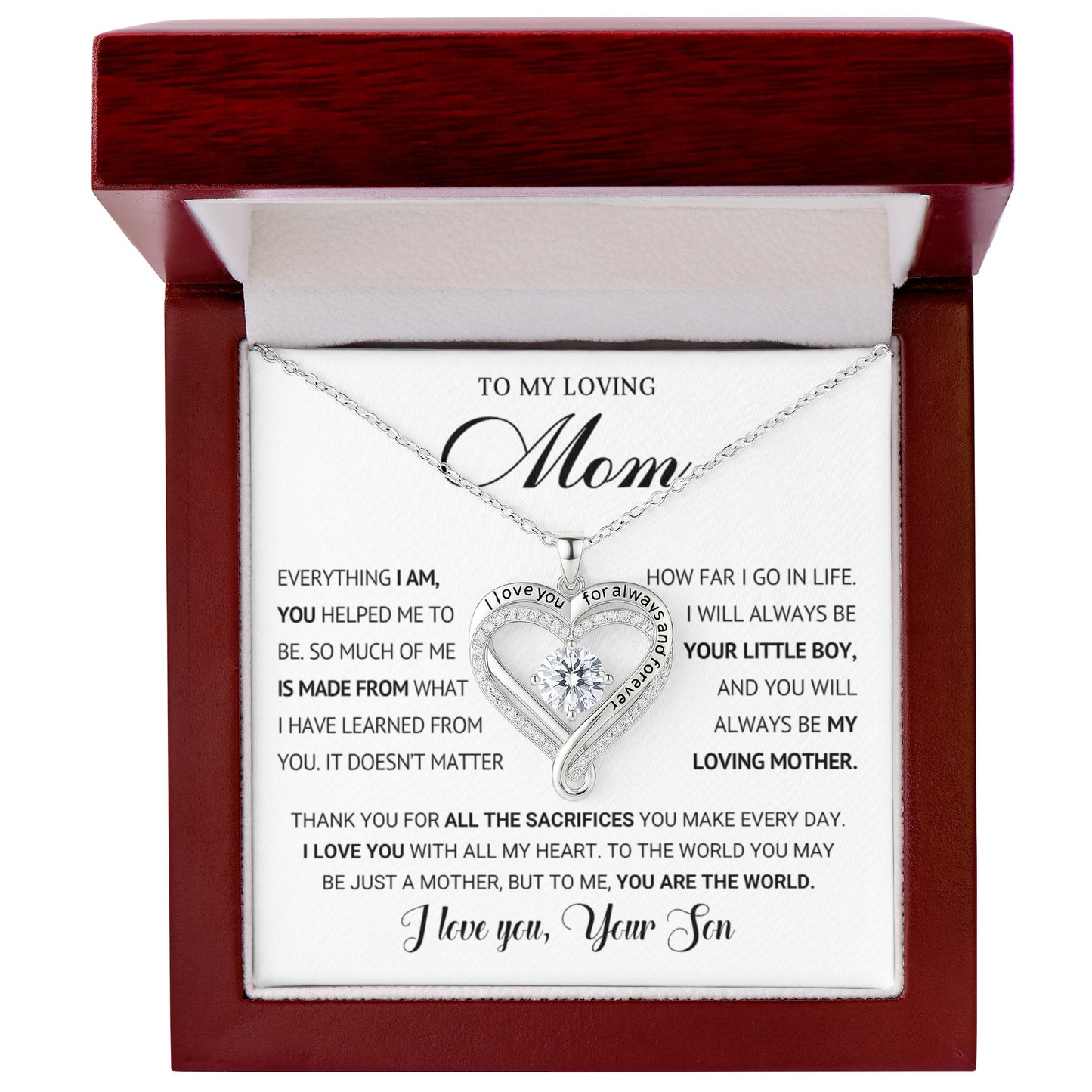 Always Your Little Boy Love You Always Necklace