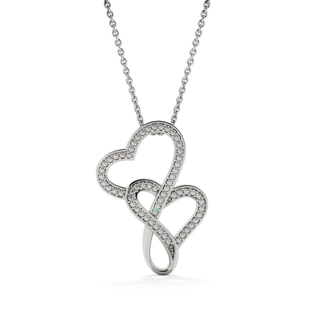 To My Daughter Heart to Heart Necklace