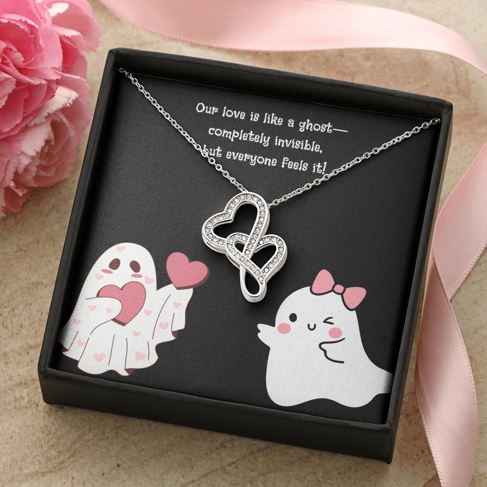 Halloween Heart to Heart Necklace