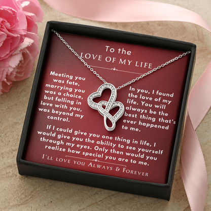 Love of My Life Heart to Heart Necklace