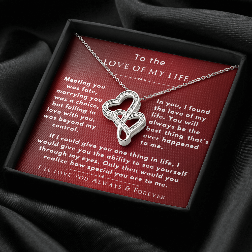 Love of My Life Heart to Heart Necklace