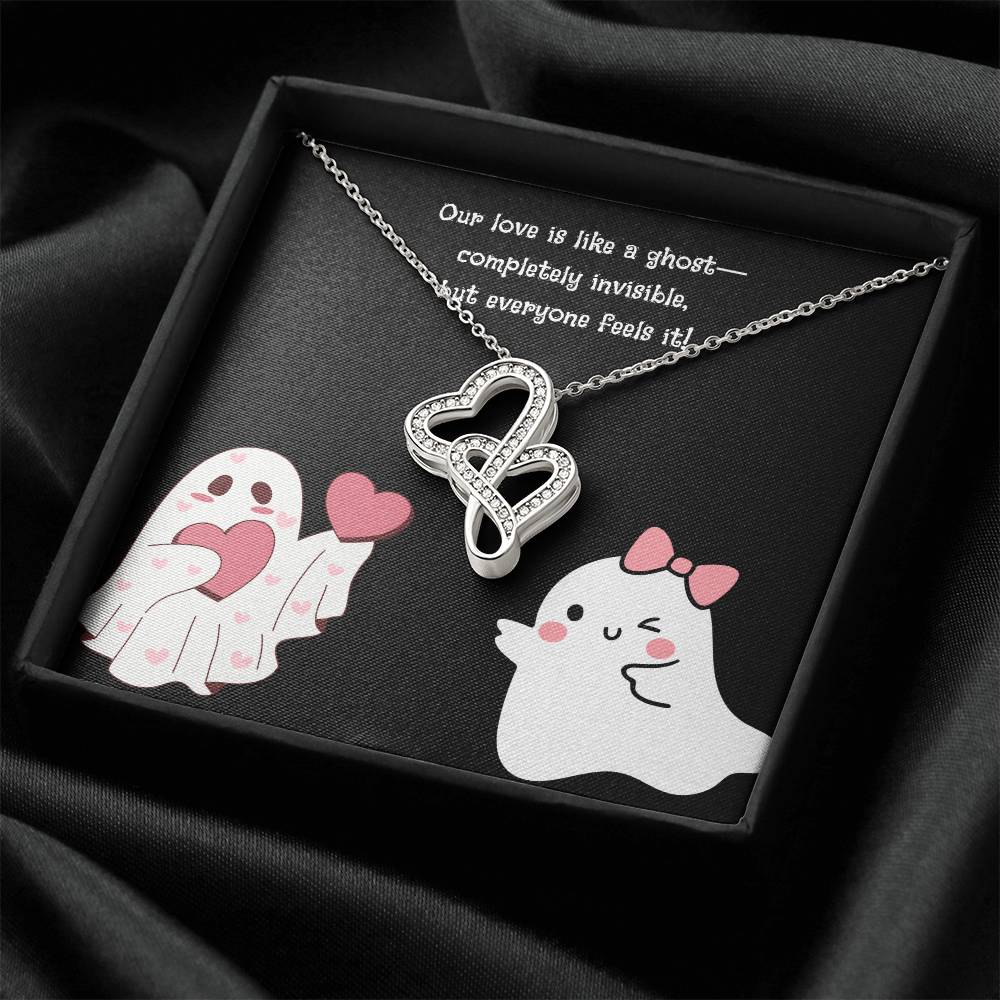 Halloween Heart to Heart Necklace