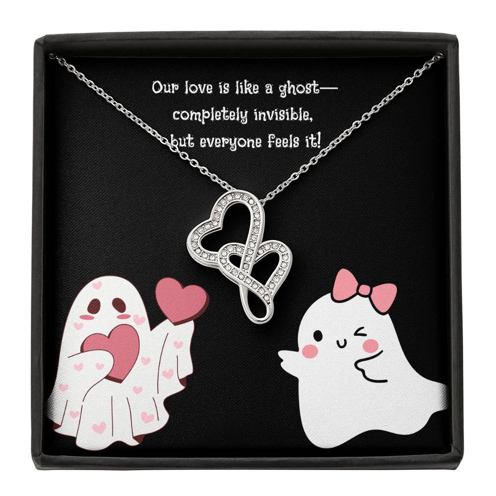 Halloween Heart to Heart Necklace