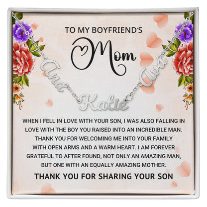 Multiple Name Necklace for Boyfriend's Mom