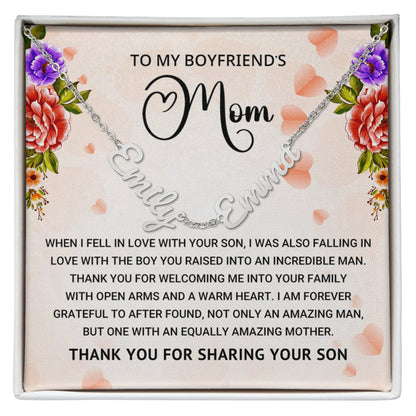 Multiple Name Necklace for Boyfriend's Mom