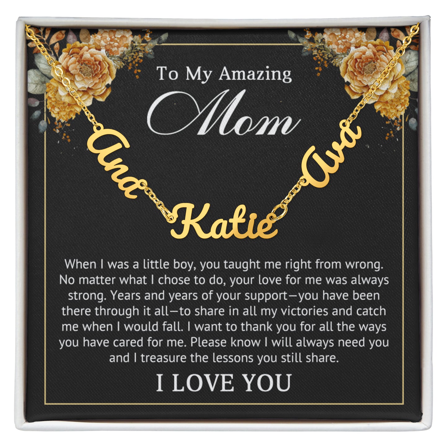 Personalized Multi-Name Necklace for Mom