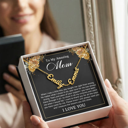 Personalized Multi-Name Necklace for Mom