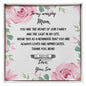 Engraved Mom Ring from your Son