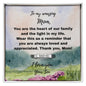 Engraved Women's Ring for Amazing Mom