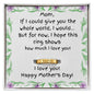 Mother's Day Engraved Ring from Child