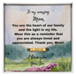 Engraved Women's Ring for Amazing Mom