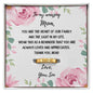 Engraved Mom Ring from your Son