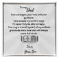 Strong Dad Engraved Men's Ring from Son