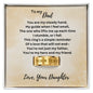 To Dad Engraved Men's Ring from Daughter