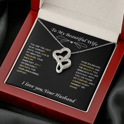 Heart to Heart Wife Necklace