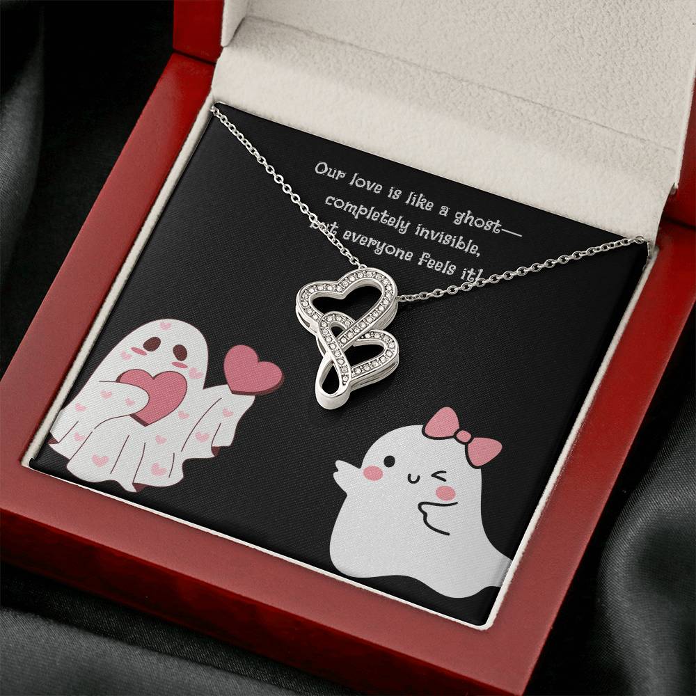 Halloween Heart to Heart Necklace