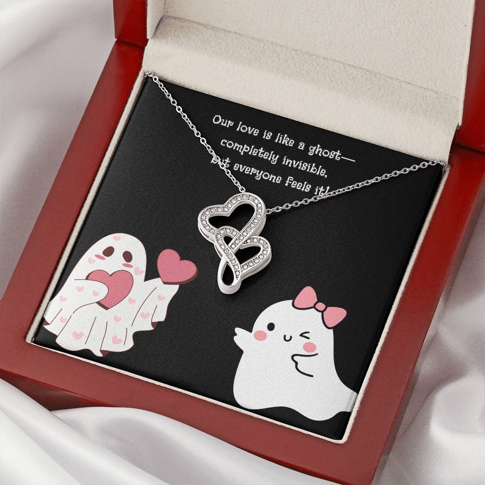 Halloween Heart to Heart Necklace