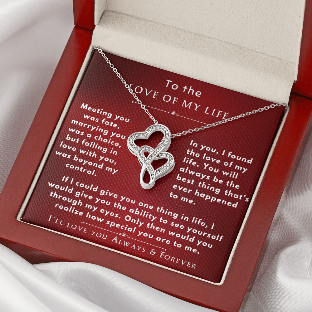 Love of My Life Heart to Heart Necklace