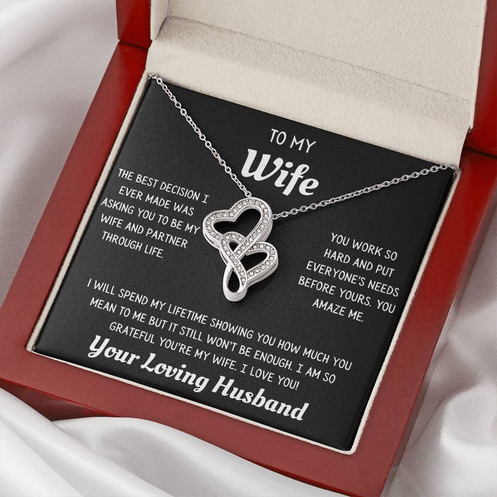 Heart to Heart Necklace to Wife