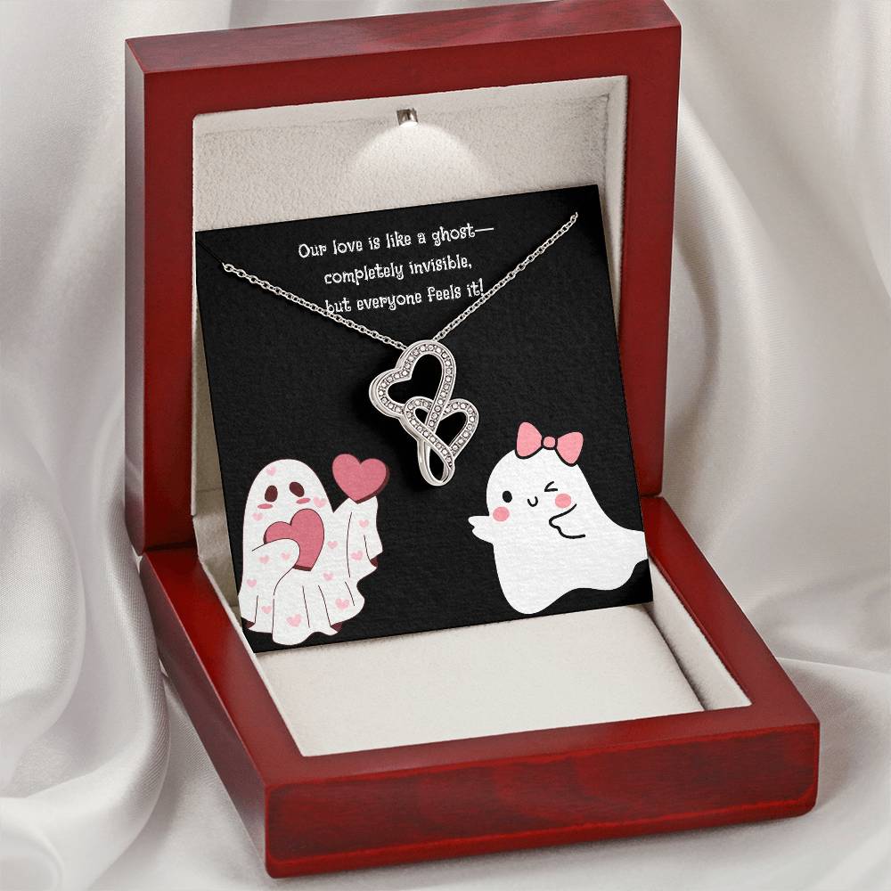 Halloween Heart to Heart Necklace