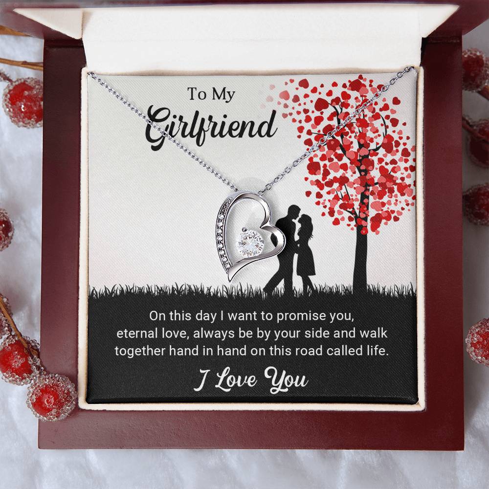 To My Girlfriend - Forever Love Necklace