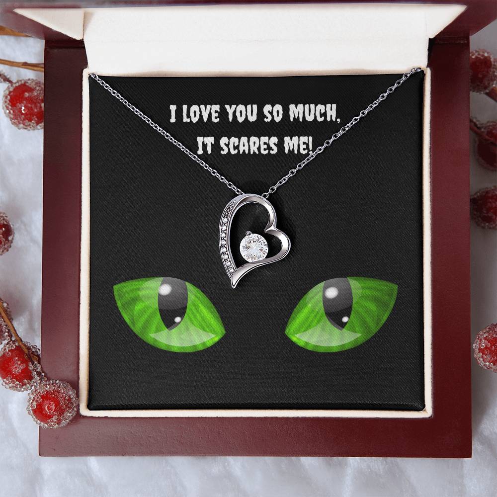 Scary Love Heart Necklace