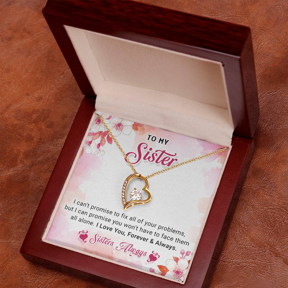 Sisters Always and Forever Love Necklace